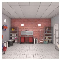 LED Deckenleuchte TORI, rund, weiss 15W neutralweiss, IP54