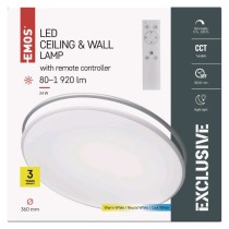 LED Deckenleuchte EXCLUSIVE, rund, 24W, dimmbar, warm/neut./kaltweiß