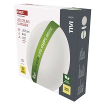 LED-Deckenleuchte TIVI, B CLASS, rund weiß 12,5W, IP44, Warmweiß