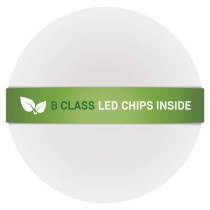 LED přisazené svítidlo TIVI, B CLASS, kruhové bílé 12,5W, IP44, teplá bílá