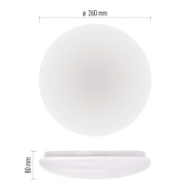 LED Deckenleuchte FIONI, rund, weiss 12W neutralweiss, IP44