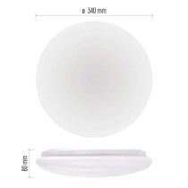 LED Deckenleuchte FIONI, rund, weiss 18W neutralweiss, IP44