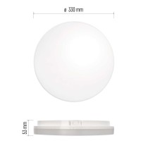 LED-Leuchte mit Bewegungsmelder TORI 33 cm, 24 W, Tageslichtweiß, IP54