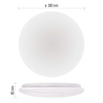 LED Deckenleuchte FIONI, rund, weiss 24W neutralweiss, IP44