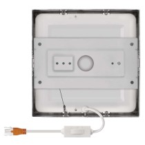 LED-Anbauleuchte NEXXO, quadratisch, silber, 12,5W, mit Change CCT