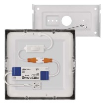 LED-Anbauleuchte NEXXO, quadratisch, silber, 12,5W, mit Change CCT