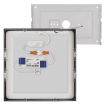 LED svítidlo NEXXO broušený nikl, 22,5 x 22,5 cm, 21 W, teplá/neutrální bílá