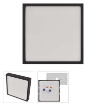 LED-Anbauleuchte NEXXO, quadratisch, schwarz, 21W, mit Change CCT