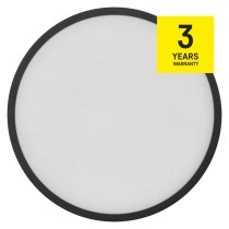 LED surface luminaire NEXXO, round, black, 28.5W, with change CCT