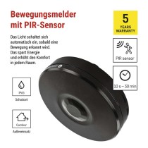 Bewegungsmelder (PIR-Sensor) IP65 2000W, schwarz
