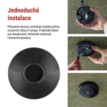 PIR senzor (pohybové čidlo) IP65 2000W, černé