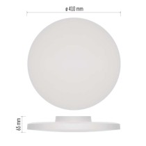 LED-Anbauleuchte DIONI rund, weiß, 32W, mit Farbtemperatur-Änderung