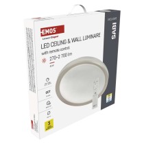 LED Deckenleuchte SABI, rund, 45W, dimmbar, warm/neut./kaltweiß