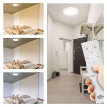 LED svítidlo ILVI 50 cm, 45 W, teplá-studená bílá, stmívatelné s ovladačem