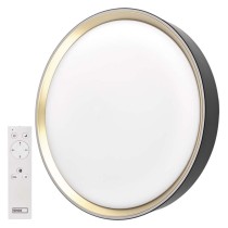 LED přisazené svítidlo ILVI, kruhové 30W, stmívání+CCT, černá+champagne