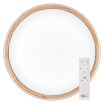 LED přisazené svítidlo ILVI, kruhové 30W, stmívání+CCT, dřevo