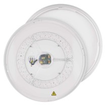 LED přisazené svítidlo ILVI, kruhové 30W, stmívání+CCT, dřevo