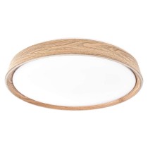 LED přisazené svítidlo ILVI, kruhové 45W, stmívání+CCT, dřevo