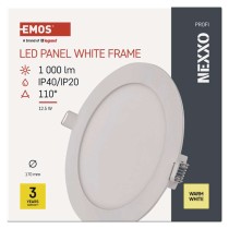 LED-Einbauleuchte NEXXO, rund, weiß, 12,5W, warmweiß