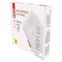 LED Einbauleuchte 100x100, quadr., weiss, 8W neutralw.,IP65