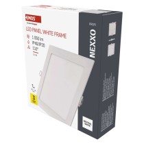 LED-Einbauleuchte NEXXO, quadratisch, weiß, 12,5W, neutalweiß