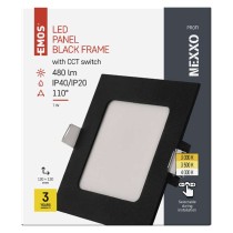 LED-Einbauleuchte NEXXO, quadratisch, silber, 7W, mit Change CCT