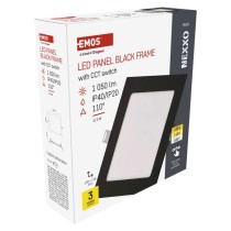 LED-Einbauleuchte NEXXO, quadratisch, silber, 12,5W, mit Change CCT