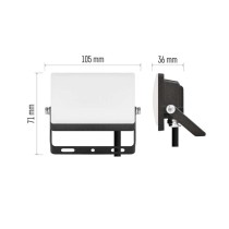 LED-Fluter TAMBO EVO, 10 W, 1000 lm, IP65, schwarz