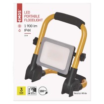 LED reflektor ILIO 21W, gelb-schwarz, IP44, 1900 lm, neutralweiß