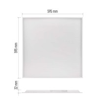 LED panel LUXXO 60 x 60 cm / 32 mm, 22 W, 3 800 lm, vestavný, neutrální bílá, UGR<19, IP21