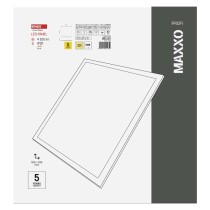 LED panel MAXXO 60 x 60 cm / 10 mm, 36 W, 4 100 lm, vgradni, toplo bela, UGR<19, IP21