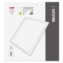 LED panel MAXXO 60 x 60 cm / 10 mm, 36 W, 4,320 lm, vgradni, nevtralno bela, IP21