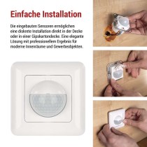 Bewegungsmelder (PIR-Sensor) IP20 500W weiss