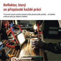 LED reflektor ACCO nabíjecí přenosný, 35W, studená bílá