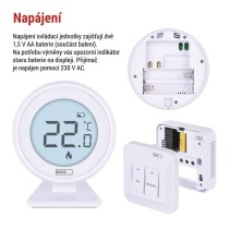 Pokojový manuální bezdrátový termostat P5618