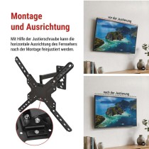 Konsolen-TV-Wandhalterung 26–60" (65–152 cm)