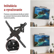 Konzolový nástenný TV držiak 26–60" (65–152 cm)