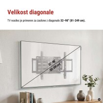 Konzolni stenski TV nosilec 32–98" (81–249 cm)