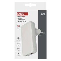USB maitinimo adapteris GaN PD 65W, AC + kabelis