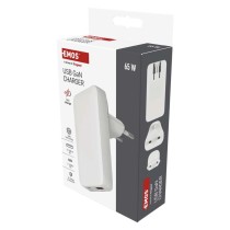 USB maitinimo adapteris GaN PD 65W, AC + kabelis