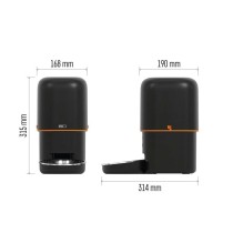 GoSmart Futterspender Pet Care, 4 l, schwarz, Wi-Fi