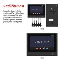GoSmart Kamerová jednotka pro monitor IP880B 2WIRE a videotelefon IP-880A 2WIRE, 1 tlač.