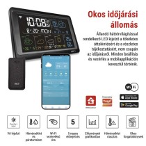 GoSmart E8610 vezeték nélküli időjárás állomás wifivel