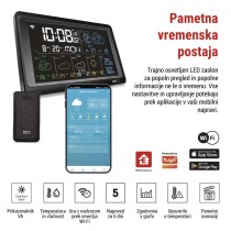 GoSmart brezžična vremenska postaja E8610 z WiFi