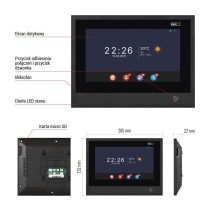 Dodatkowy monitor GoSmart IP880B 2WIRE do domowego wideodomofonu IP880A 2WIRE