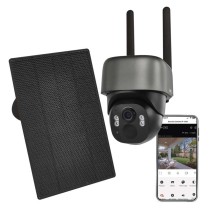 GoSmart Outdoor IP Kamera mit WiFi und Solarpanel IP-1200G WASP, batteriebetrieben