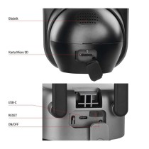 GoSmart Kamera zewnętrzna IP-1200G WASP z WiFi, akumulatorem i panelem solarnym