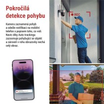 GoSmart Venkovní bateriová kamera IP-1200G WASP s WiFi a solárním panelem