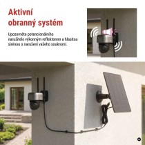 GoSmart Venkovní bateriová kamera IP-1200G WASP s WiFi a solárním panelem