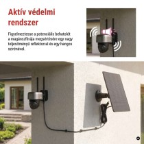 GoSmart Kültéri akkumulátoros kamera IP-1200G WASP wifivel és napelemmel